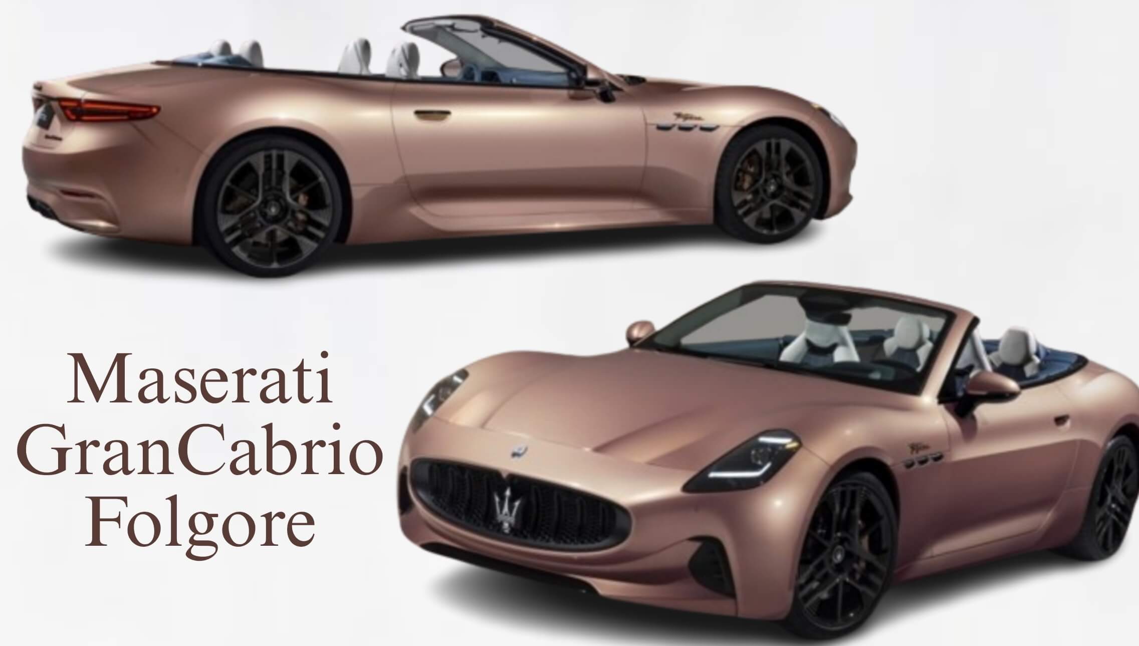 سيارة Maserati GranCabrio Folgore الكهربائية - sayaratok